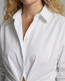Chic Long-Sleeve Blouse with Stylish Tie