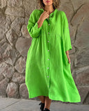 Women’s Flowing Maxi Dress in Lightweight Fabric