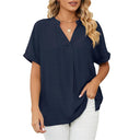 Chic Women's Summer Blouse in Soft Fabrics