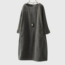 Chic Corduroy Midi Dress for Every Occasion