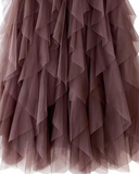Women's Ruffled Midi Skirt for Stylish Looks