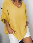 Chic Women's Oversized White T-Shirt