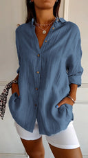 Radiant Elegance Chiffon Blouse for Women