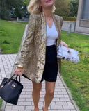 Glossy Women's Blazer for Chic Style