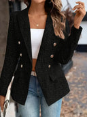 Chic Double-Breasted Blazer for Sophisticated Style