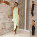 Chic Backless Slim Fit Dresses