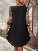 Chic Midi Dress in Trendy Fabrics