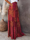 Vintage Bohemian Maxi Skirt for Boho Style