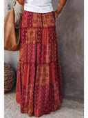 Vintage Bohemian Maxi Skirt for Boho Style
