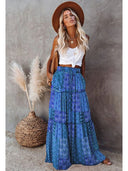 Vintage Bohemian Maxi Skirt for Boho Style