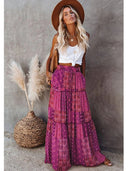 Vintage Bohemian Maxi Skirt for Boho Style