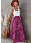 Vintage Bohemian Maxi Skirt for Boho Style