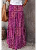 Vintage Bohemian Maxi Skirt for Boho Style