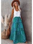 Vintage Bohemian Maxi Skirt for Boho Style