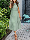 Ruffle Detail Summer Dress with Pockets