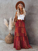 Vintage Bohemian Maxi Skirt for Boho Style
