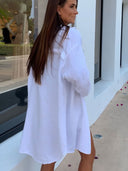 Freya White Muslin Blouse - Stylish & Chic