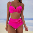 Chic High-Waist Padded Bikini Set for Women