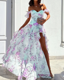 Floral Strapless Dress for Summer Vibes