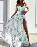Floral Strapless Dress for Summer Vibes