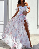 Floral Strapless Dress for Summer Vibes