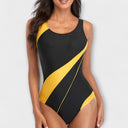 Chic Cut-Out One-Piece Swimwear for Active Days