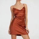 Olivia Satin Evening Dress for Effortless Glam