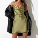 Olivia Satin Evening Dress for Effortless Glam