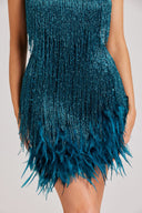 Sequined Fringe Cocktail Dress for Glamorous Nights
