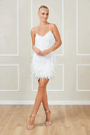 Sequined Fringe Cocktail Dress for Glamorous Nights