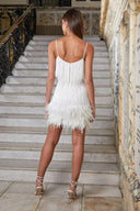 Sequined Fringe Cocktail Dress for Glamorous Nights