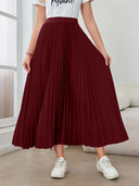 Chic Pleated Maxi Skirt for Everyday Style