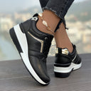 Chic Solid Color Women's Sneakers for Daily Wear