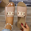 Stylish Buckle Flat Sandals for Summer Adventures