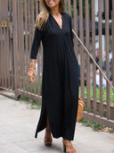 Chic Long Slimming Dress for Effortless Style