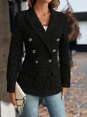 Chic Double-Breasted Blazer for Sophisticated Style