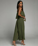 Chic Pleated Jumpsuit for Stylish Women
