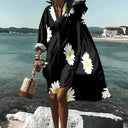 Artistic Knee-Length Dress with Distinctive Design