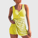 Isabella Two-Piece Swim Set with Skirt for Beach Days