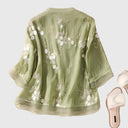 Embroidered Floral Blouse for Special Occasions