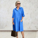 Chic Cotton Shirt Dress for Effortless Style