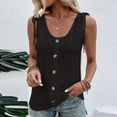 Chic Round Neck Women's T-Shirt