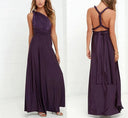 Elastic Strap Wrap Dress for Effortless Style