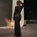 Chic Lace Maxi Dress for Effortless Style