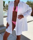 Freya White Muslin Blouse - Stylish & Chic