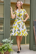 Retro Floral Summer Dress
