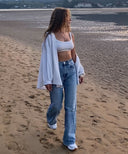 Freya White Muslin Blouse - Stylish & Chic