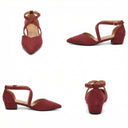 Chic Pointed Toe Flat Sandals