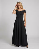 Chic Off-Shoulder Long Catwalk Evening Dress