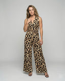 Trendy Leopard Print Women's Jumpsuit